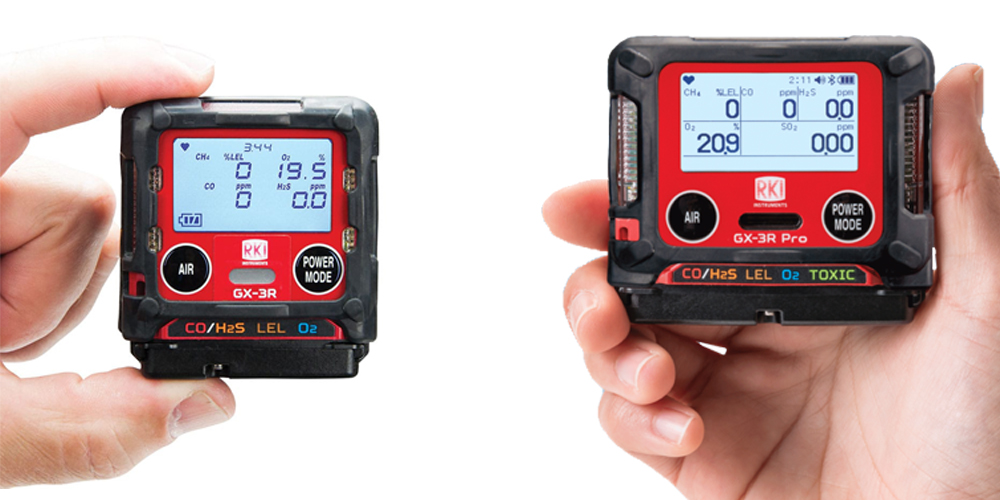 Detektory GX-3R i GX-3R Pro porównanie podczas trzymania w dłoni